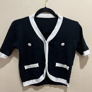 Preppy button up top